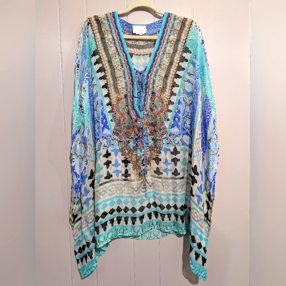 SALE🩷 Camilla Andalusia Silk Kaftan One Size - Picture 2 of 7